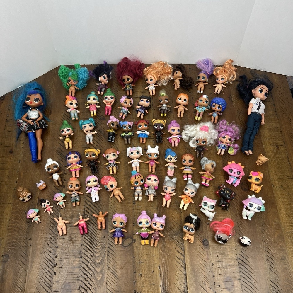 LOL Surprise Dolls Huge 400+ Pc Lot Accessories Pets Clothes Shoes Shopkins